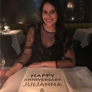 Topshop Black Sheer Blouse with Silver Glitter